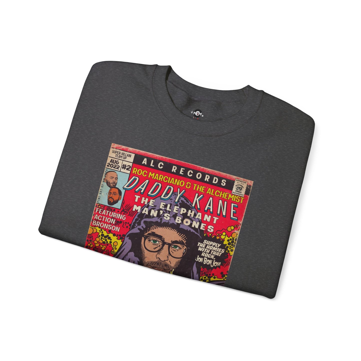 Roc Marciano, Alchemist, Action Bronson - Daddy Kane - Unisex Heavy Blend™ Crewneck Sweatshirt