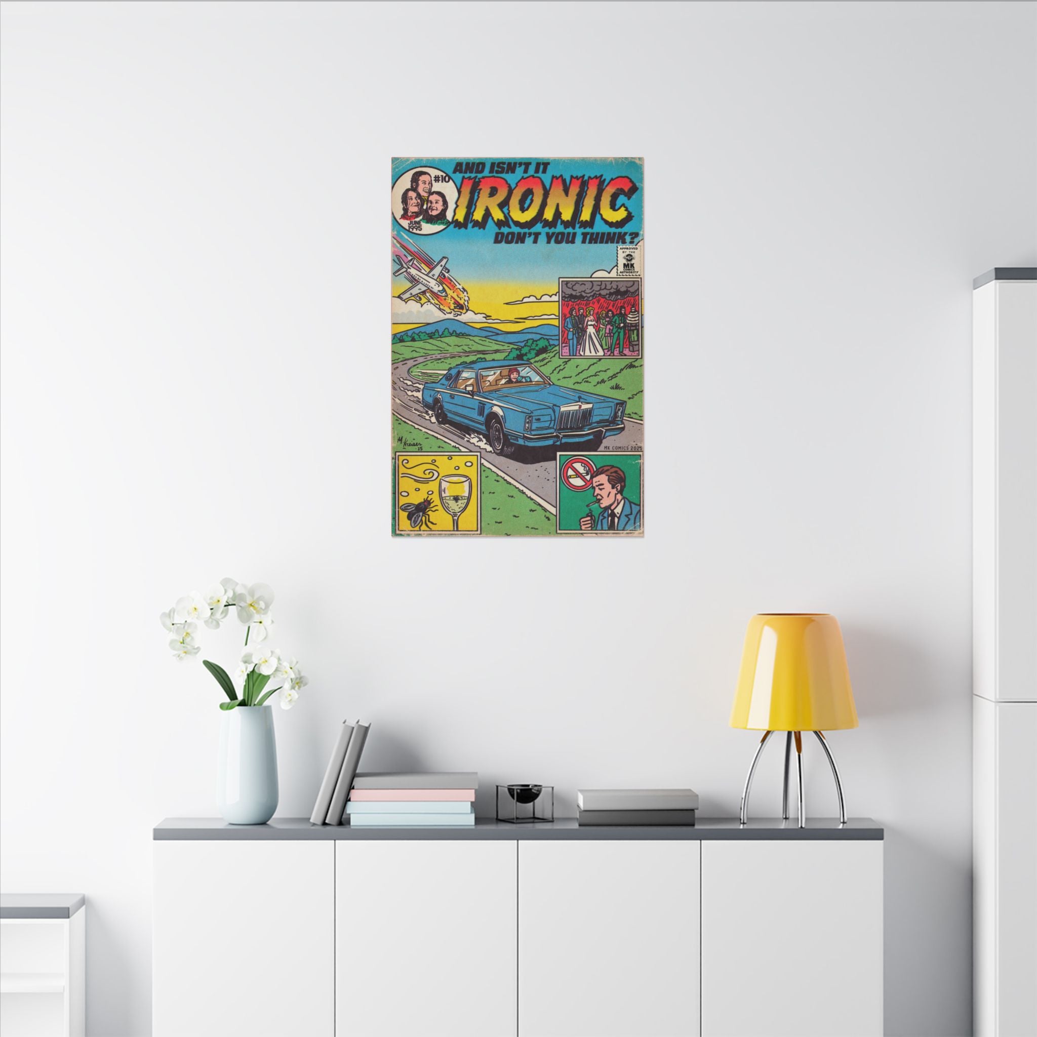 Ironic - Matte Canvas, Stretched, 0.75" (Multi-Size)