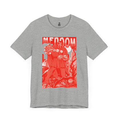 DOOM - Comic Book Art - RED VARIANT - Unisex Jersey Short Sleeve Tee