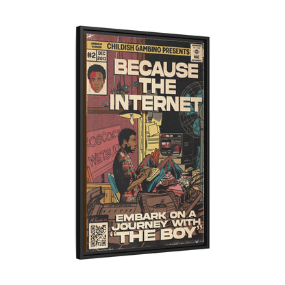 Childish Gambino - Because the Internet - Gallery Canvas Wraps, Vertical Frame