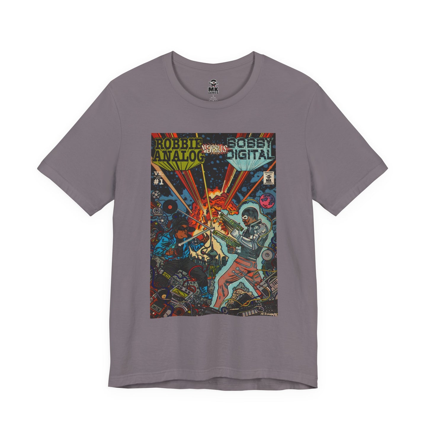 Analog vs. Digital - Unisex Jersey Short Sleeve Tee