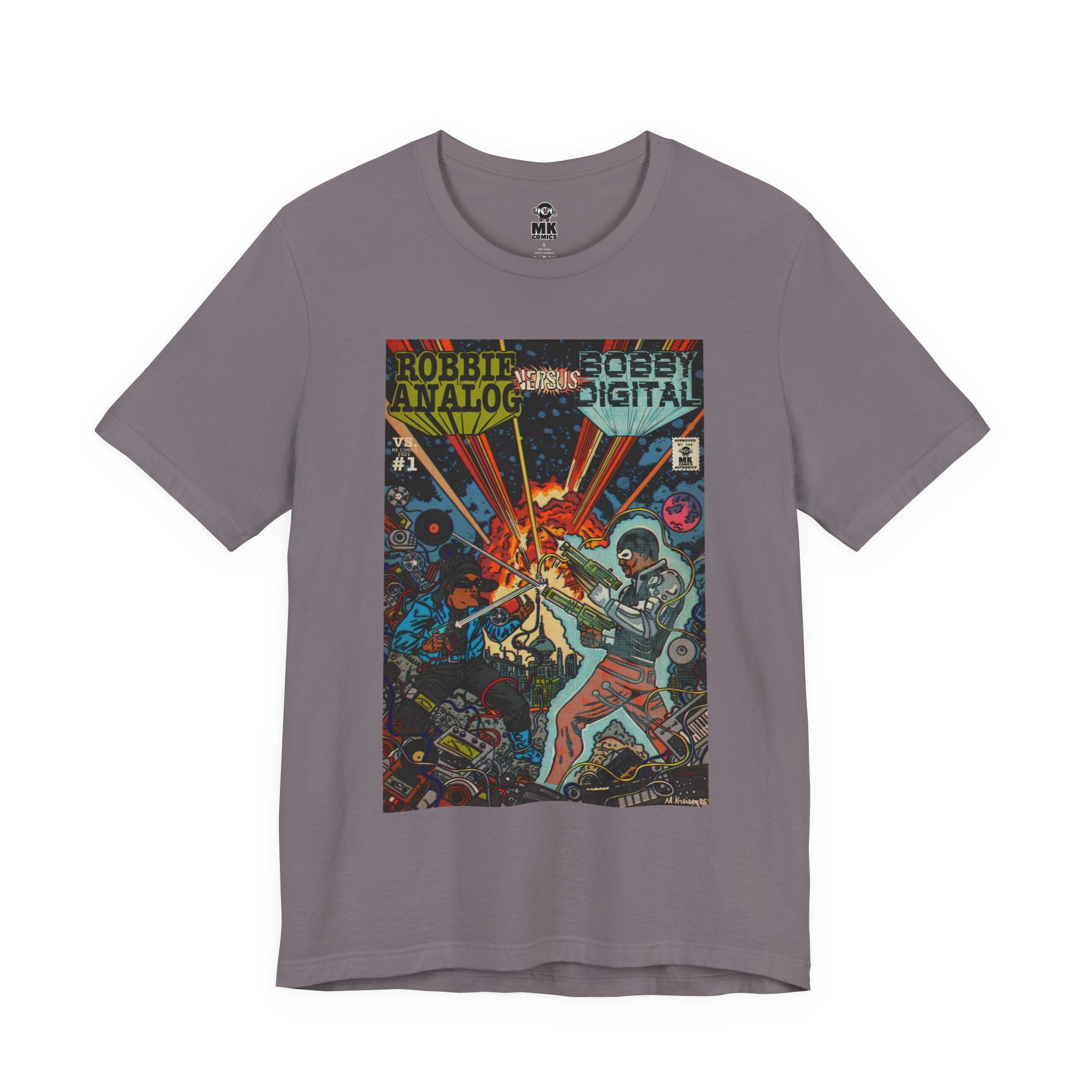 Analog vs. Digital - Unisex Jersey Short Sleeve Tee