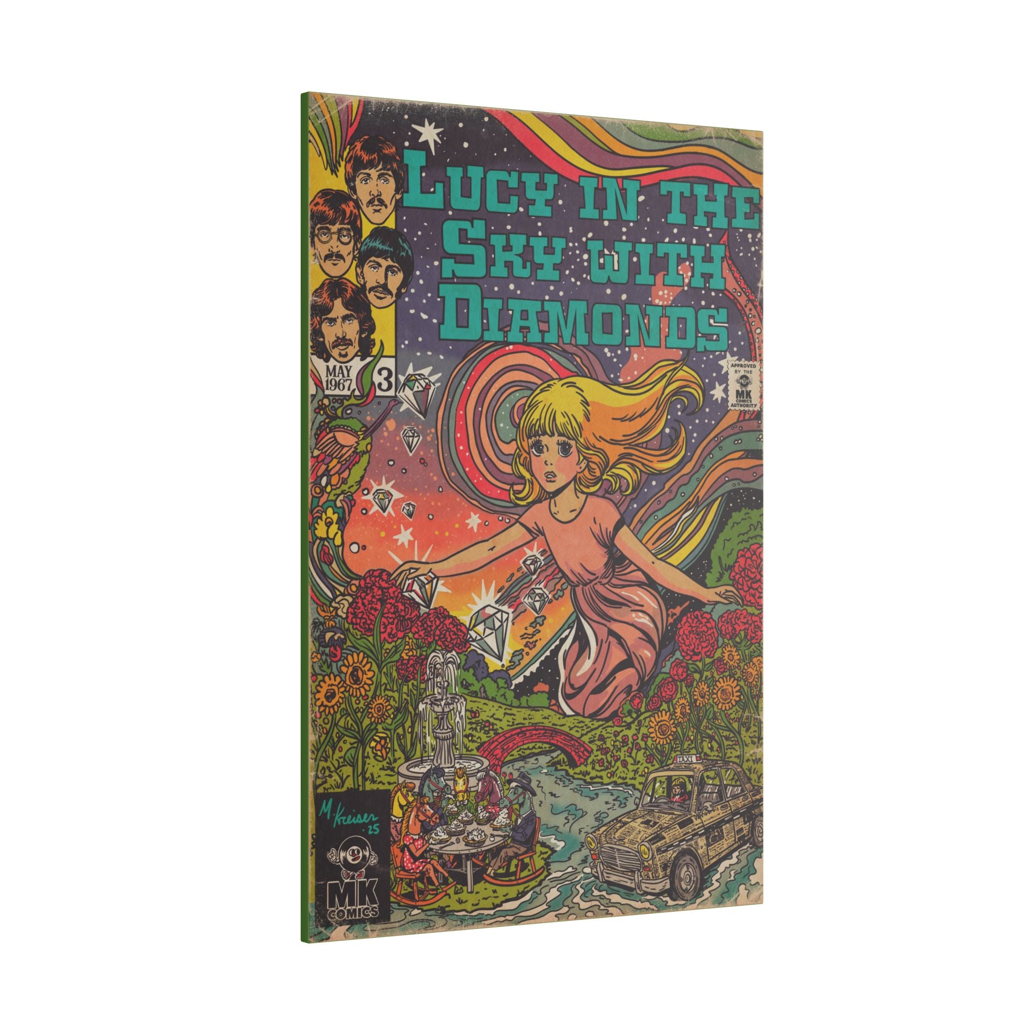 Lucy in the Sky with Diamonds - Matte Canvas, Stretched, 0.75" (Multi-Size)
