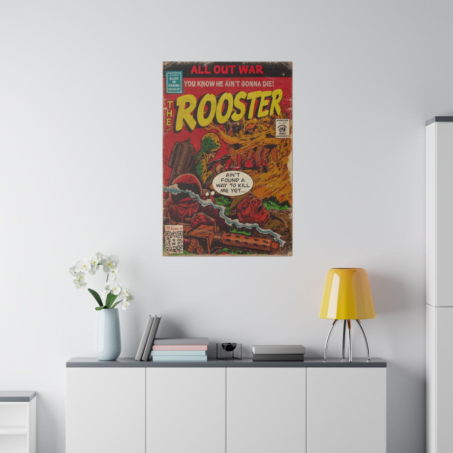 Alice In Chains - Rooster - Matte Canvas, Stretched, 0.75"