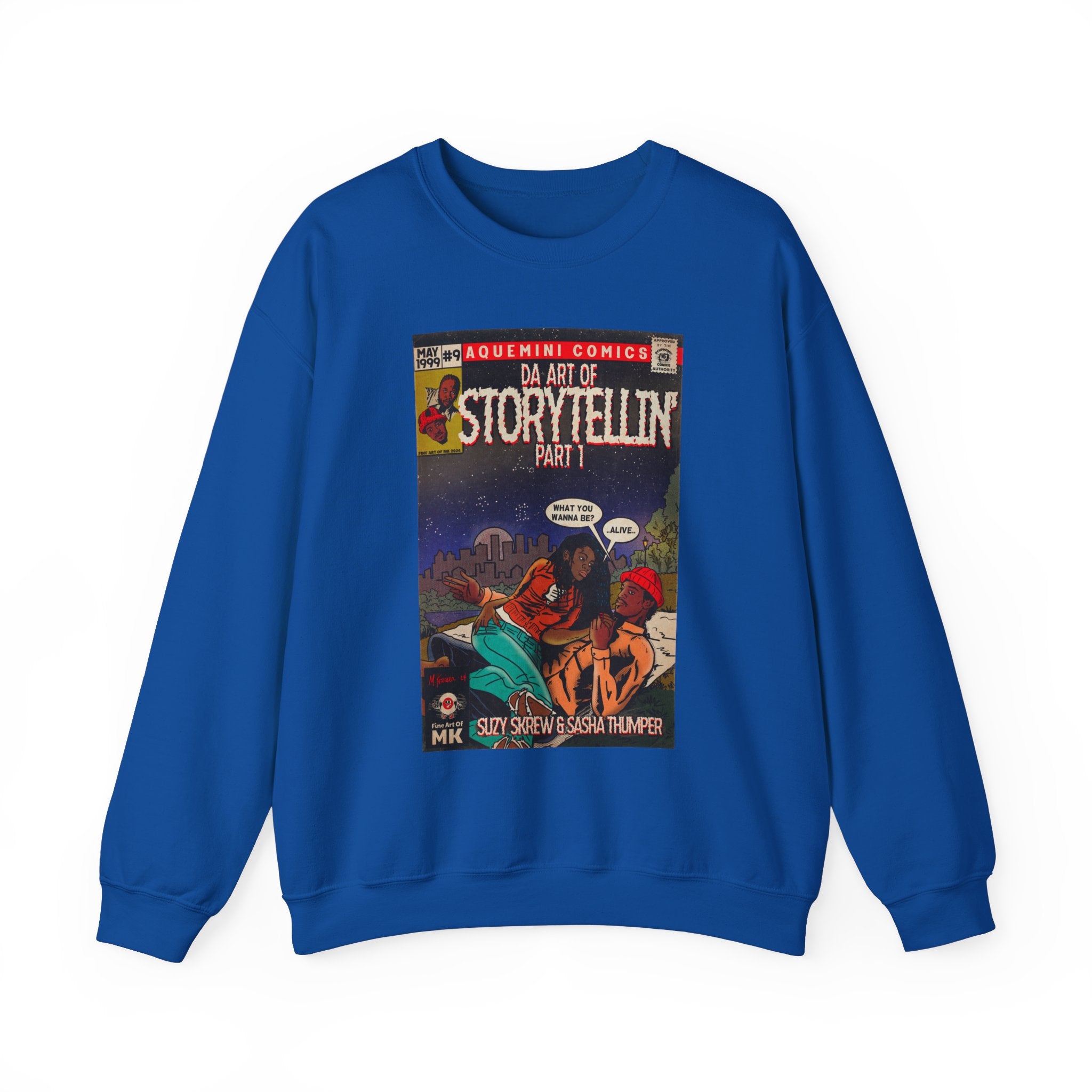 Da Art of Storytellin’ Part 1 - Unisex Heavy Blend™ Crewneck Sweatshirt