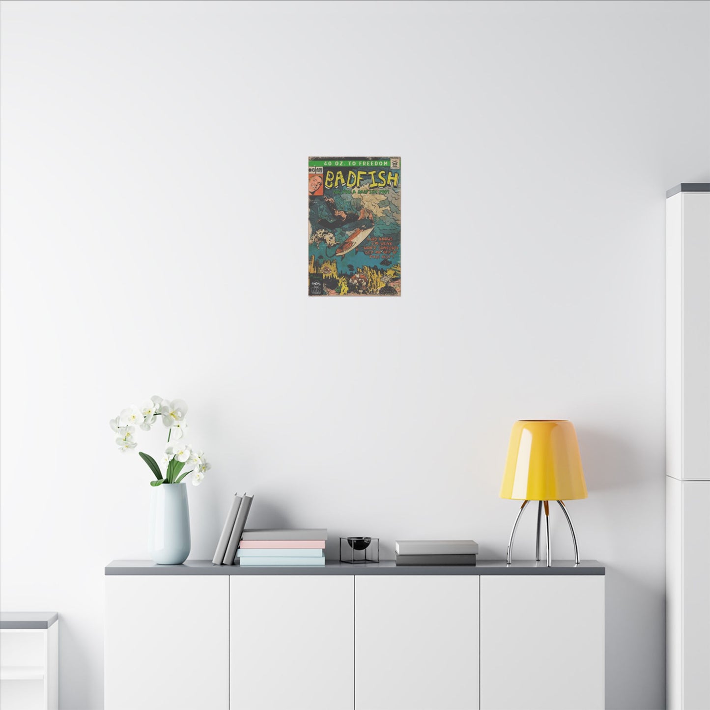 Badfish - Matte Canvas, Stretched, 0.75"