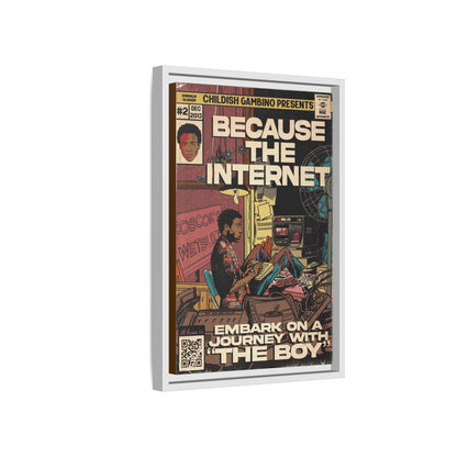 Childish Gambino - Because the Internet - Gallery Canvas Wraps, Vertical Frame