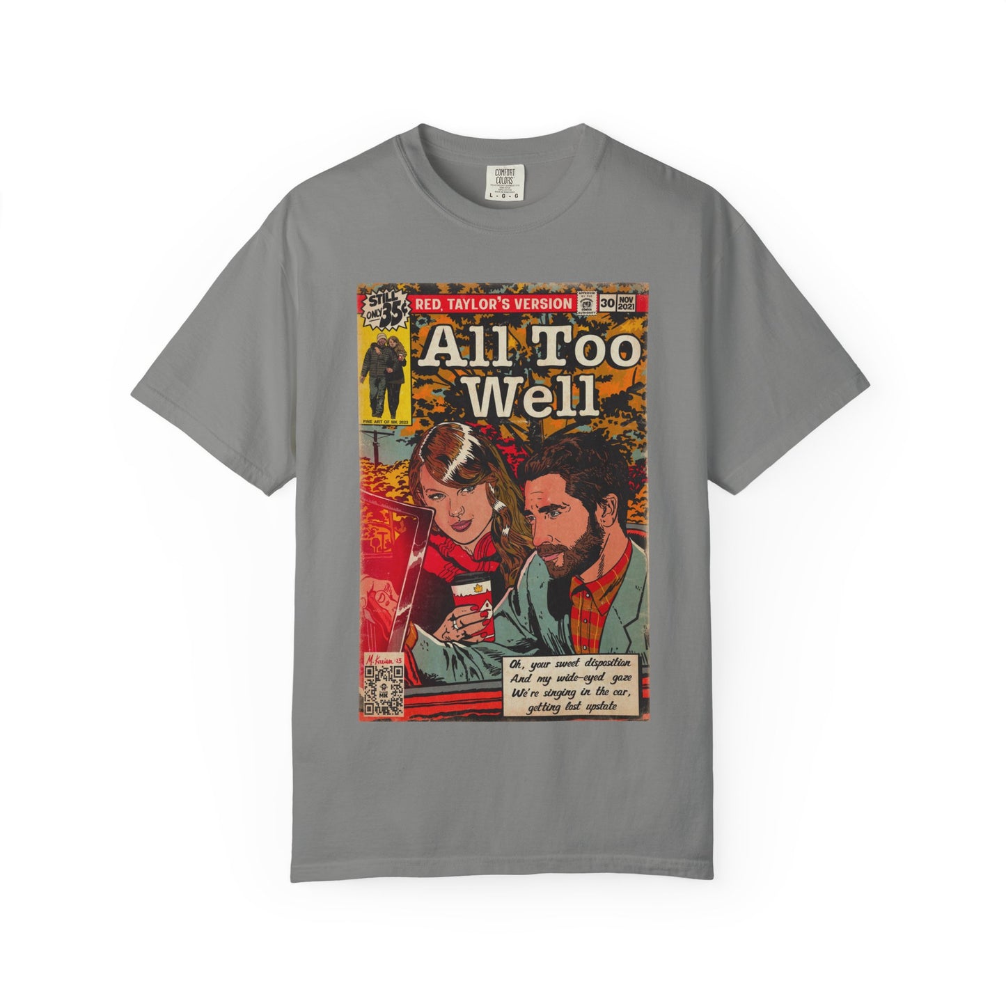 Taylor Swift - All Too Well - Unisex Comfort Colors T-shirt