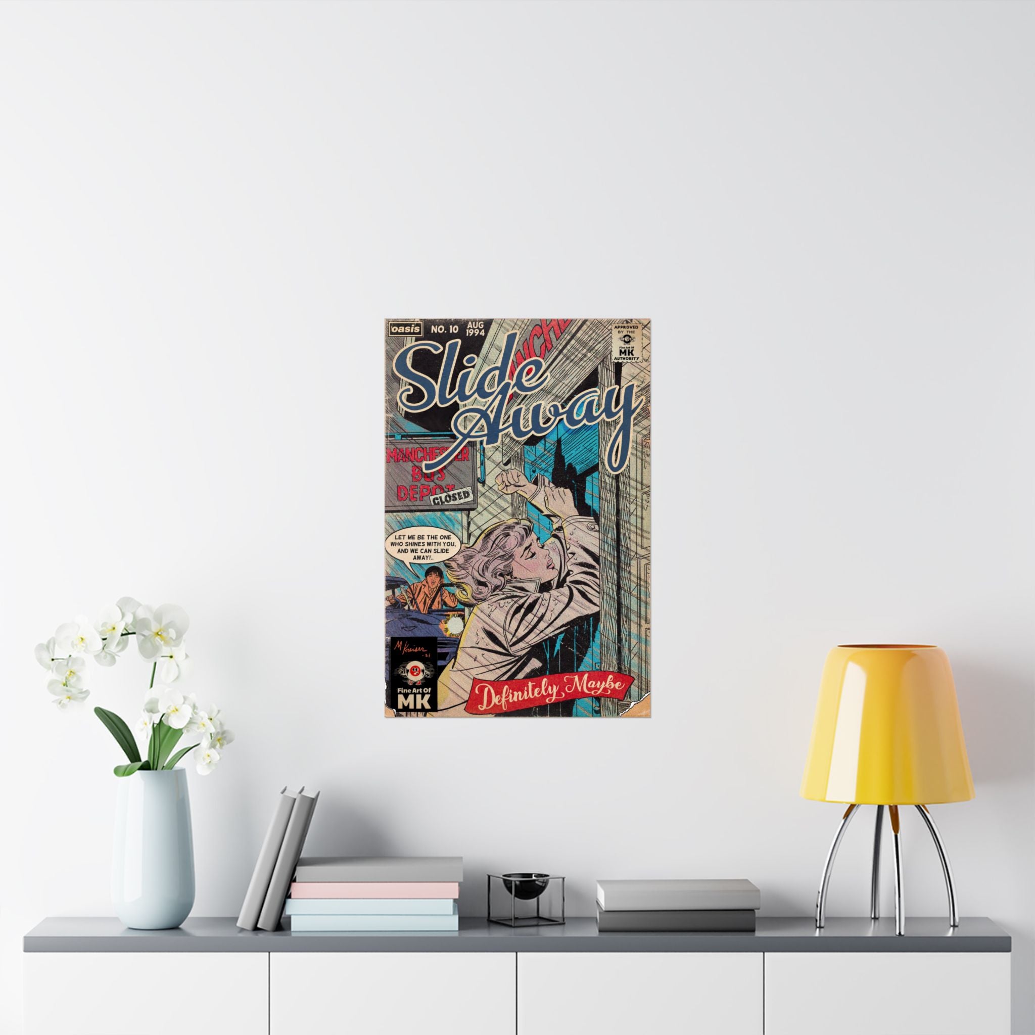 Slide Away - Matte Vertical Posters