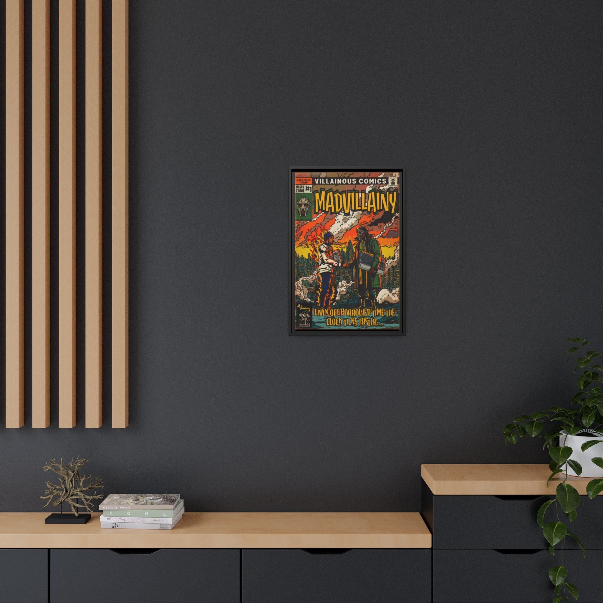 Madvillainy - Matte Canvas, Framed (Multi-color)