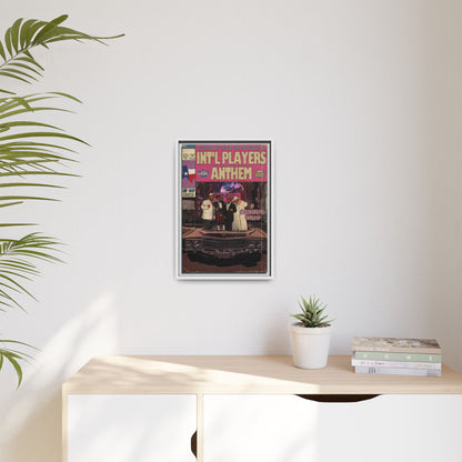 Int’l Players Anthem - Matte Canvas, Framed (Multi-color)