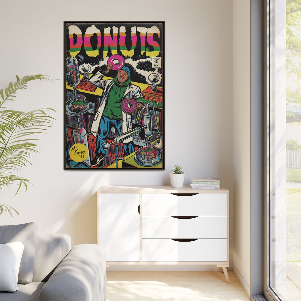 Donuts - Gallery Canvas Wraps, Vertical Frame
