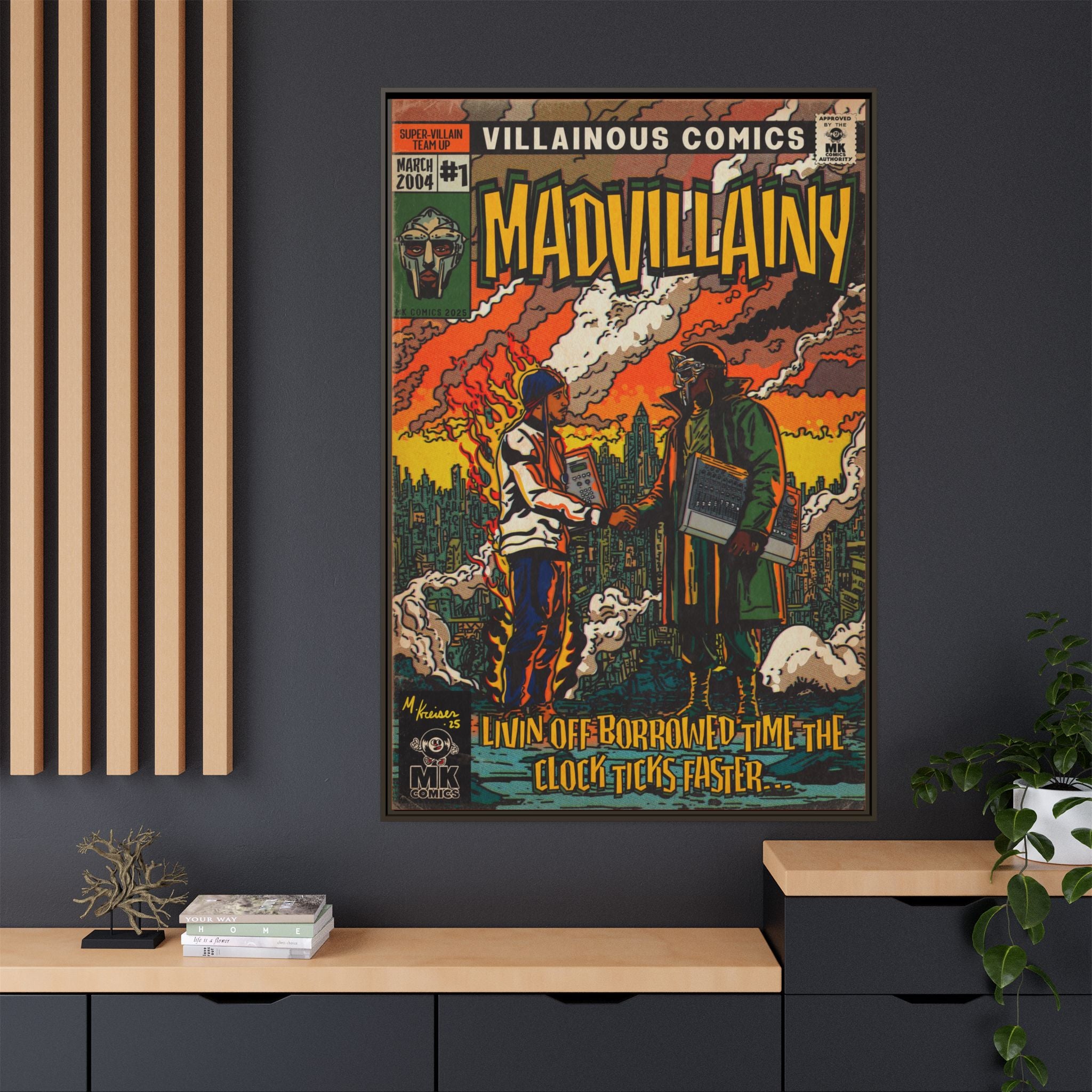 Madvillainy - Matte Canvas, Framed (Multi-color)