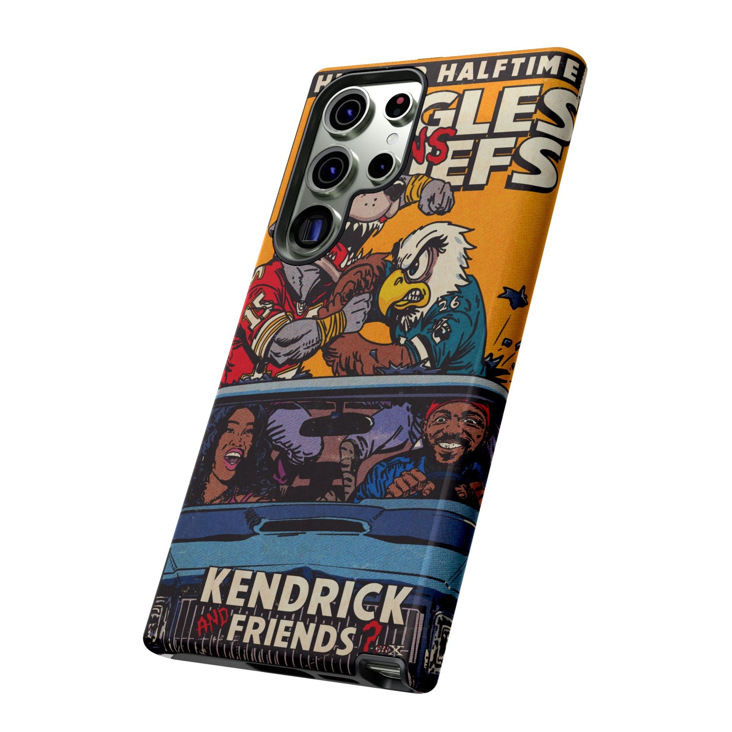 Kendrick & SZA - 2025 Halftime - Eagles vs Chiefs - Tough Phone Cases