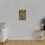 Push - Comic Book Art - Matte Canvas, Stretched, 0.75"