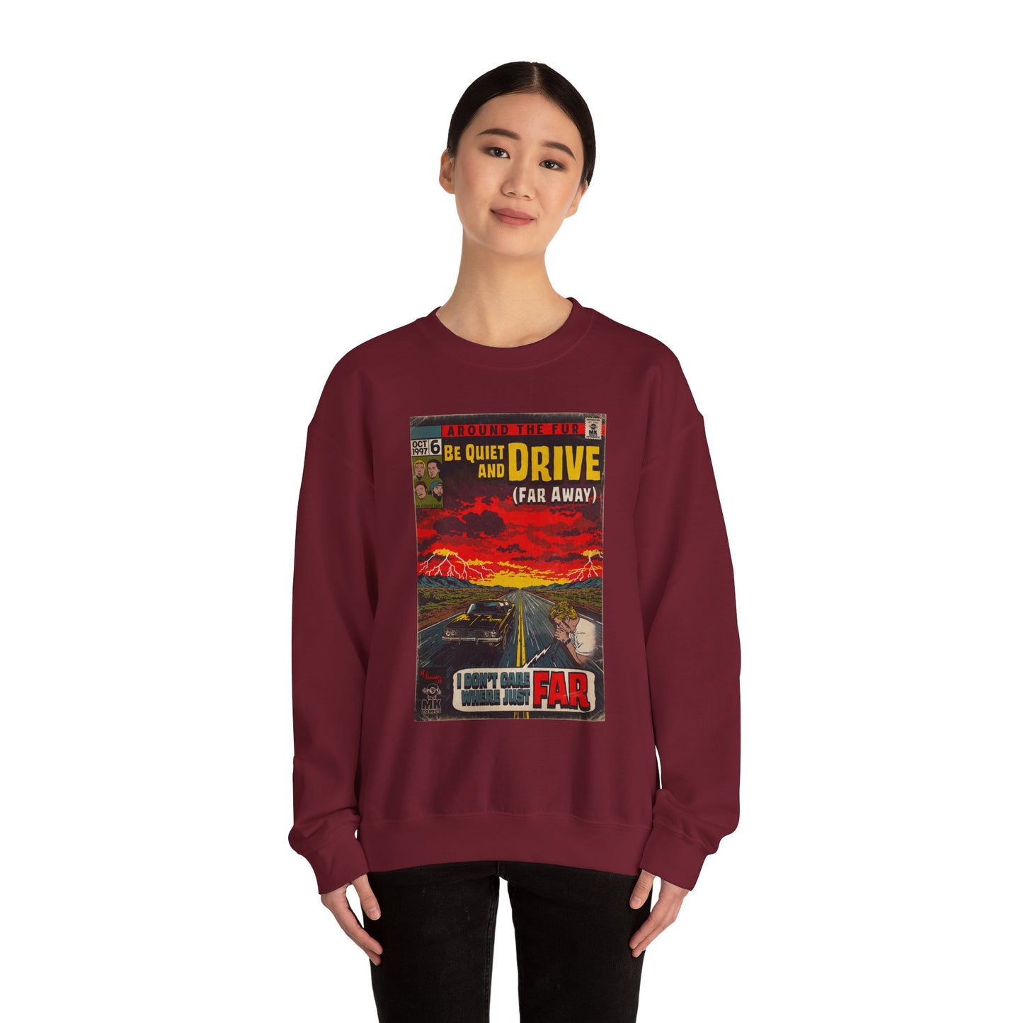 Be Quiet and Drive - Unisex Heavy Blend™ Crewneck Sweatshirt