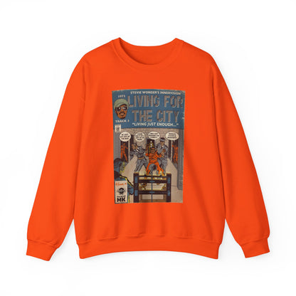 Stevie Wonder - Living For The City - Unisex Heavy Blend™ Crewneck Sweatshirt