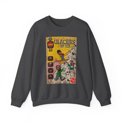 Rae, Ghost, Masta - Glaciers of Ice - Unisex Heavy Blend™ Crewneck Sweatshirt