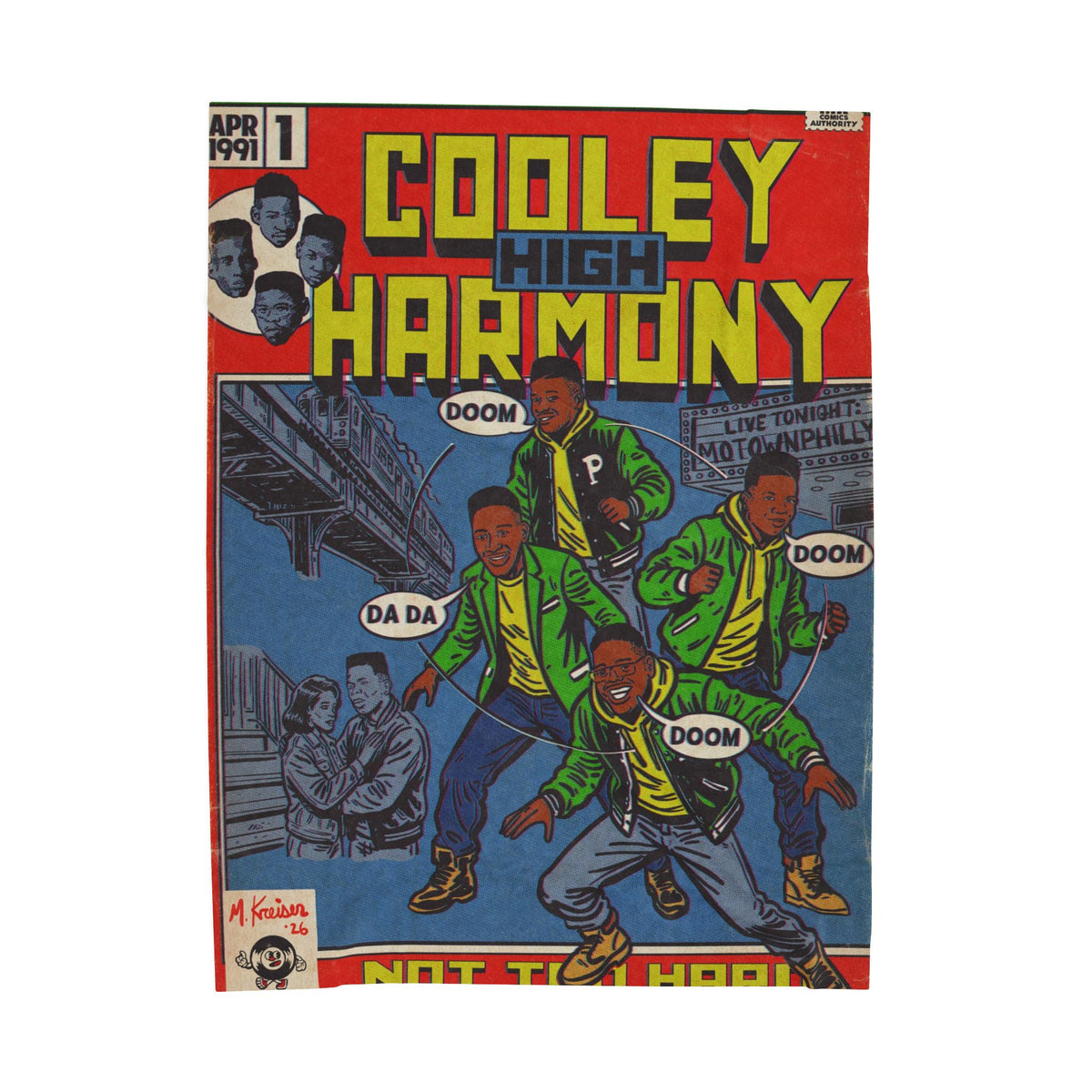 Cooleyhighharmony - Velveteen Plush Blanket