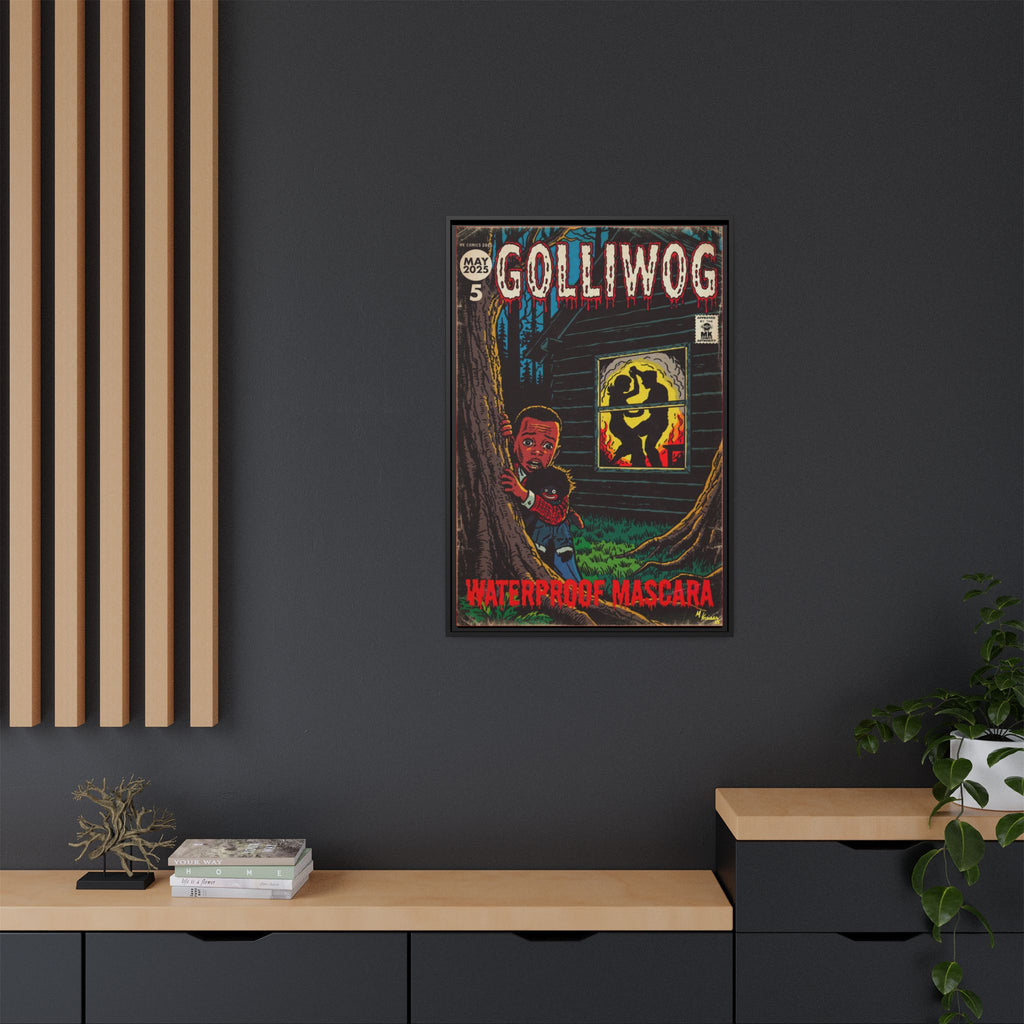 Waterproof Mascara - Golliwog - Matte Canvas, Framed (Multi-color)
