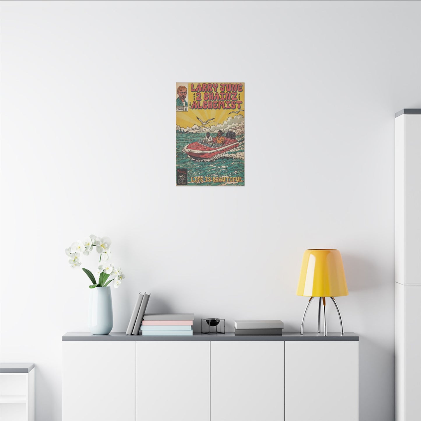 Life is Beautiful - June, Chainz, Alchemist - Matte Canvas, Stretched, 0.75" (Multi-Size)