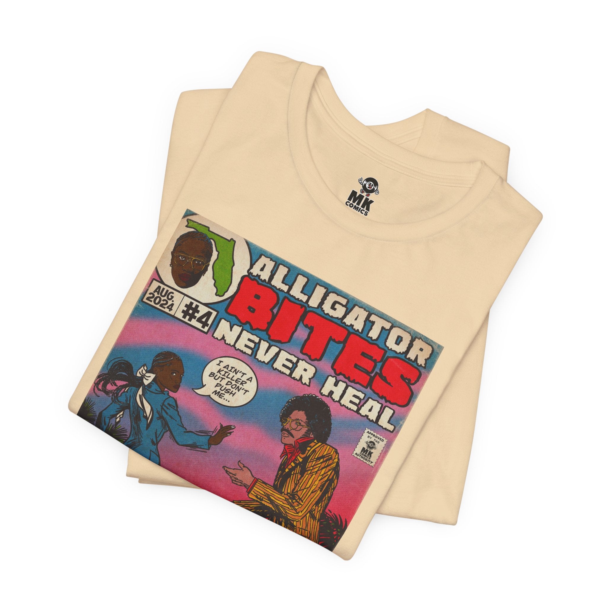 Denial is a River - Alligator Bites - Unisex Jersey Short Sleeve Tee
