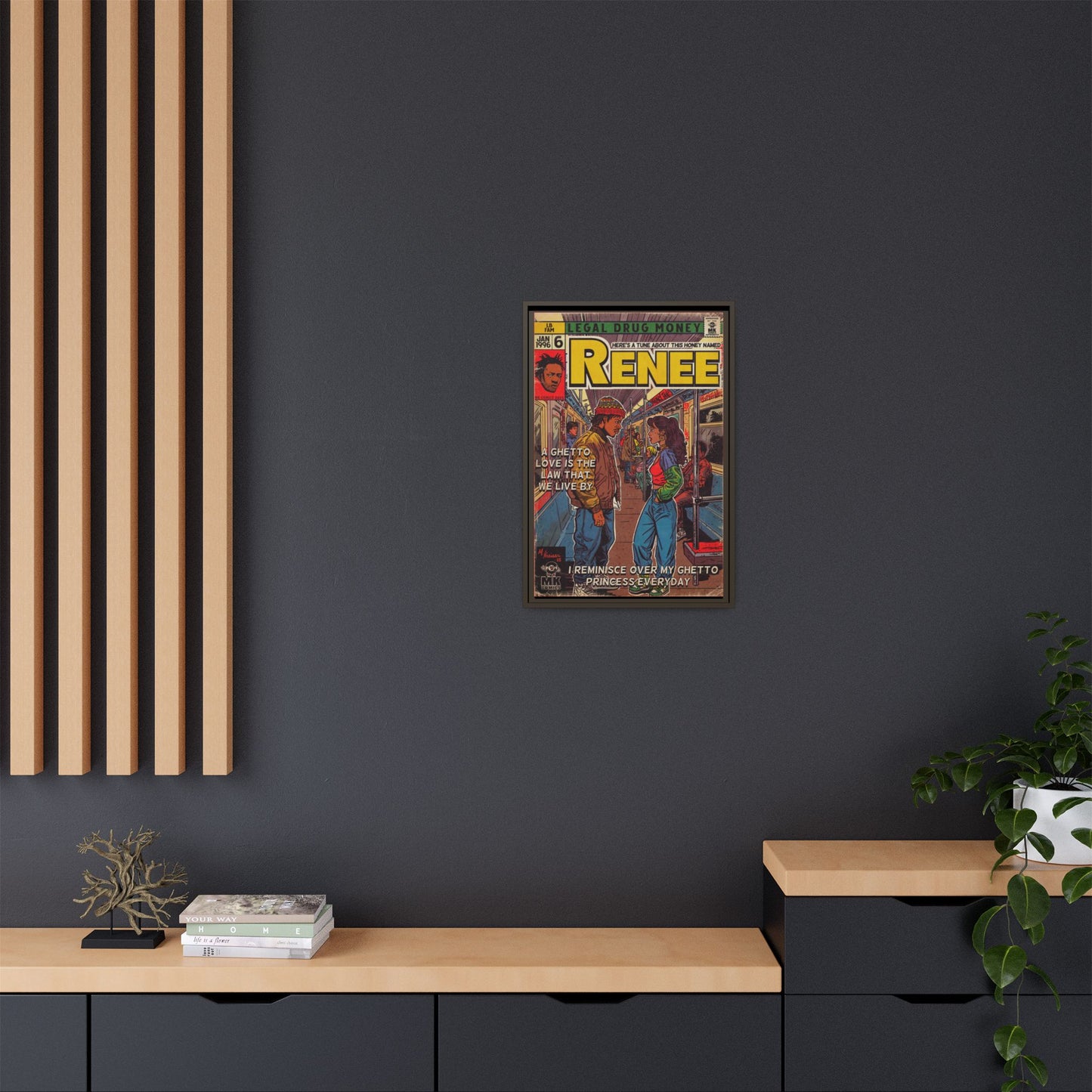 Lost Boyz - Renee - Matte Canvas, Framed (Multi-color)