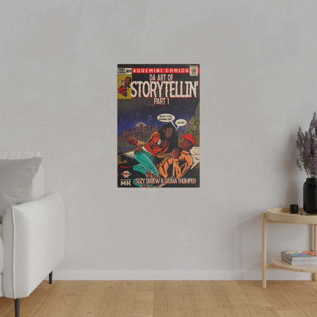 Da Art of Storytellin’ Part 1 - Matte Canvas, Stretched, 0.75"