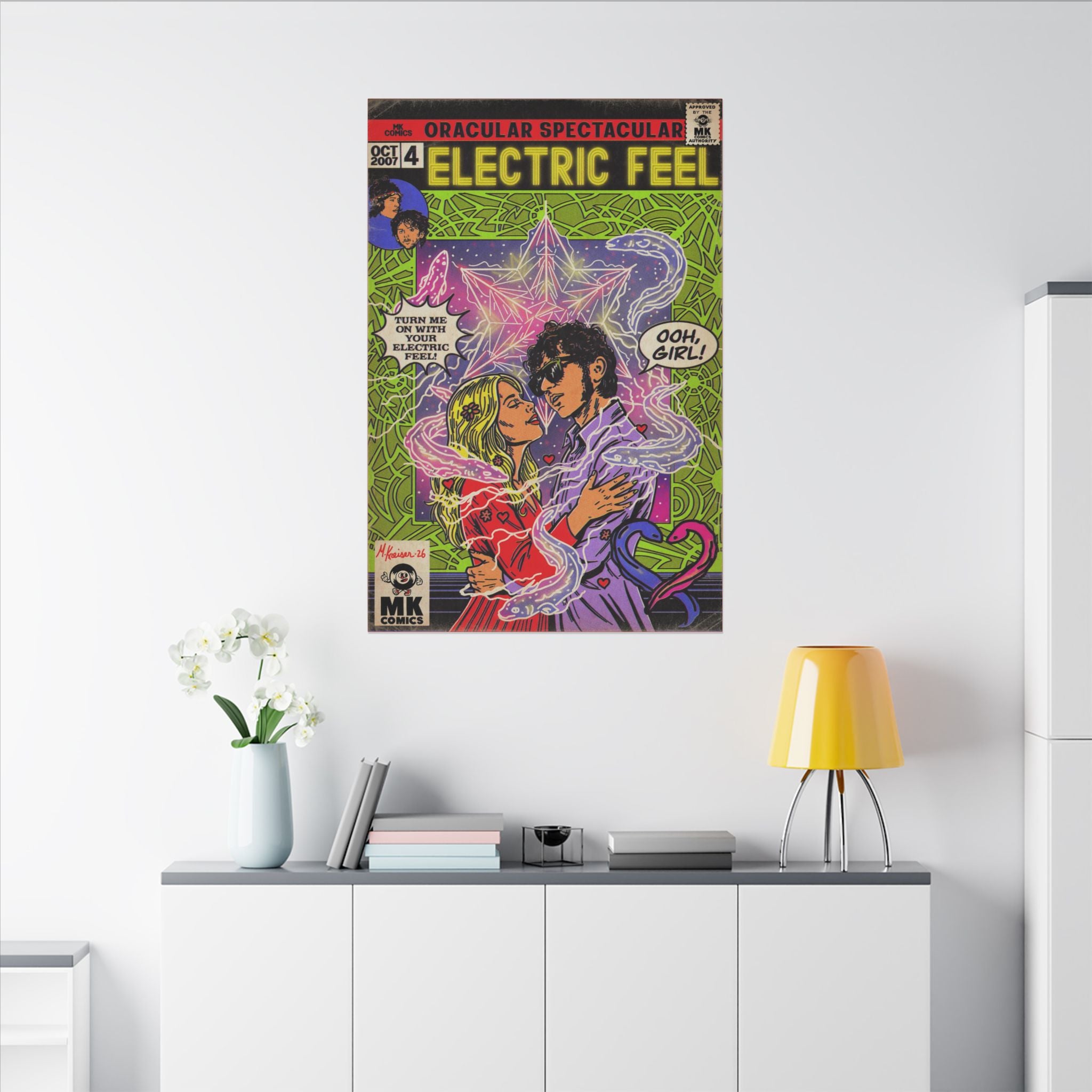 Electric Feel - Matte Canvas, Stretched, 0.75" (Multi-Size)