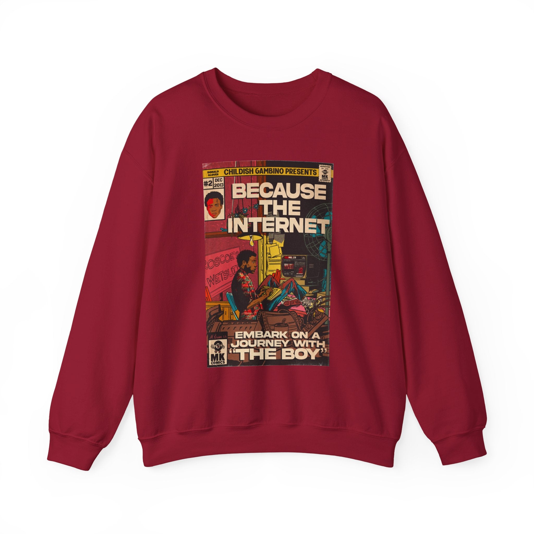 Because The Internet - Unisex Heavy Blend™ Crewneck Sweatshirt