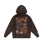 It's Dark & Hell is Hot - Snow Washed Loose Cotton Hoodie