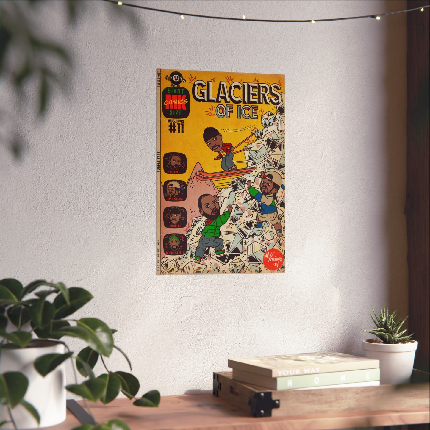 Rae, Ghost, Masta - Glaciers of Ice - Matte Vertical Poster