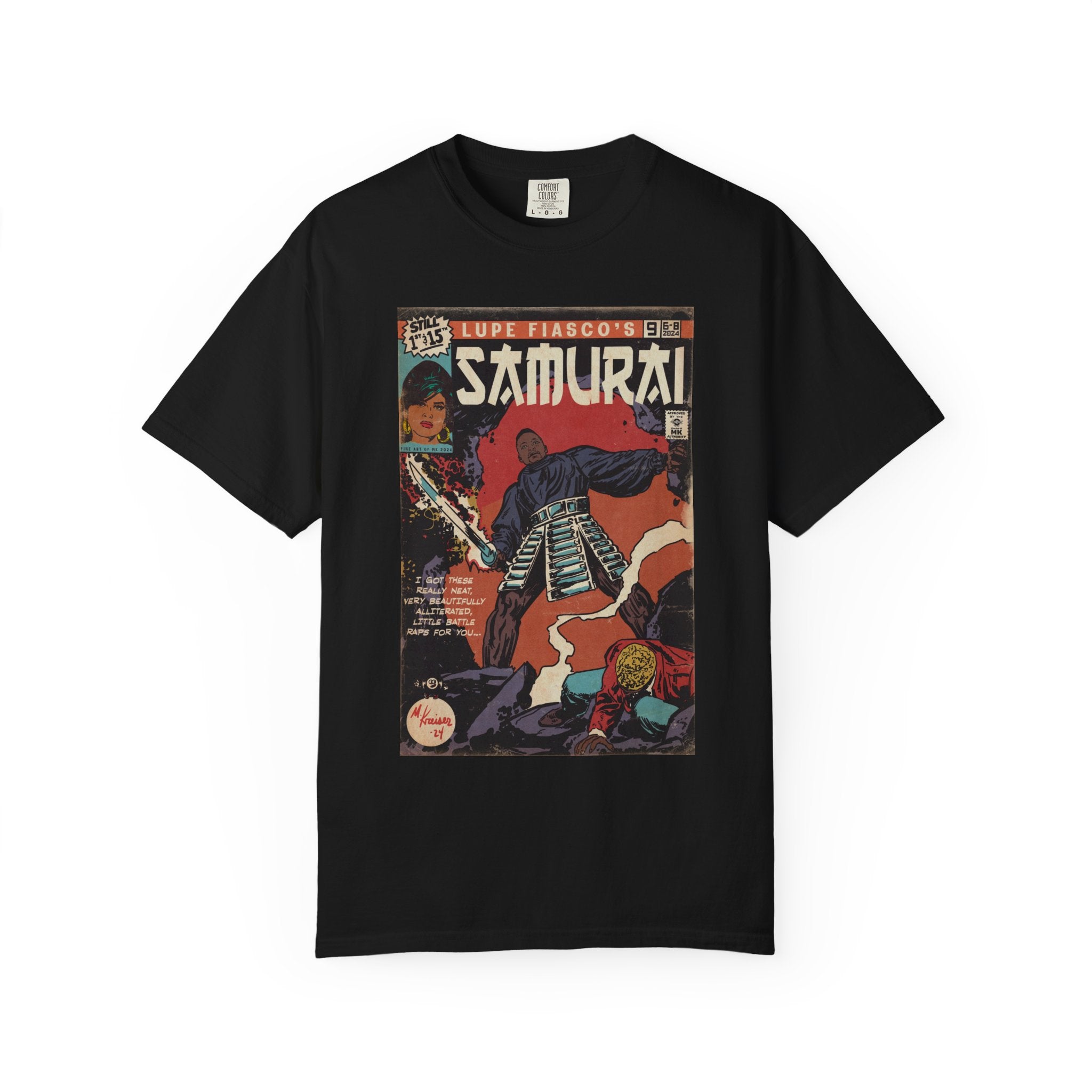 Samurai - Unisex Comfort Colors T-shirt