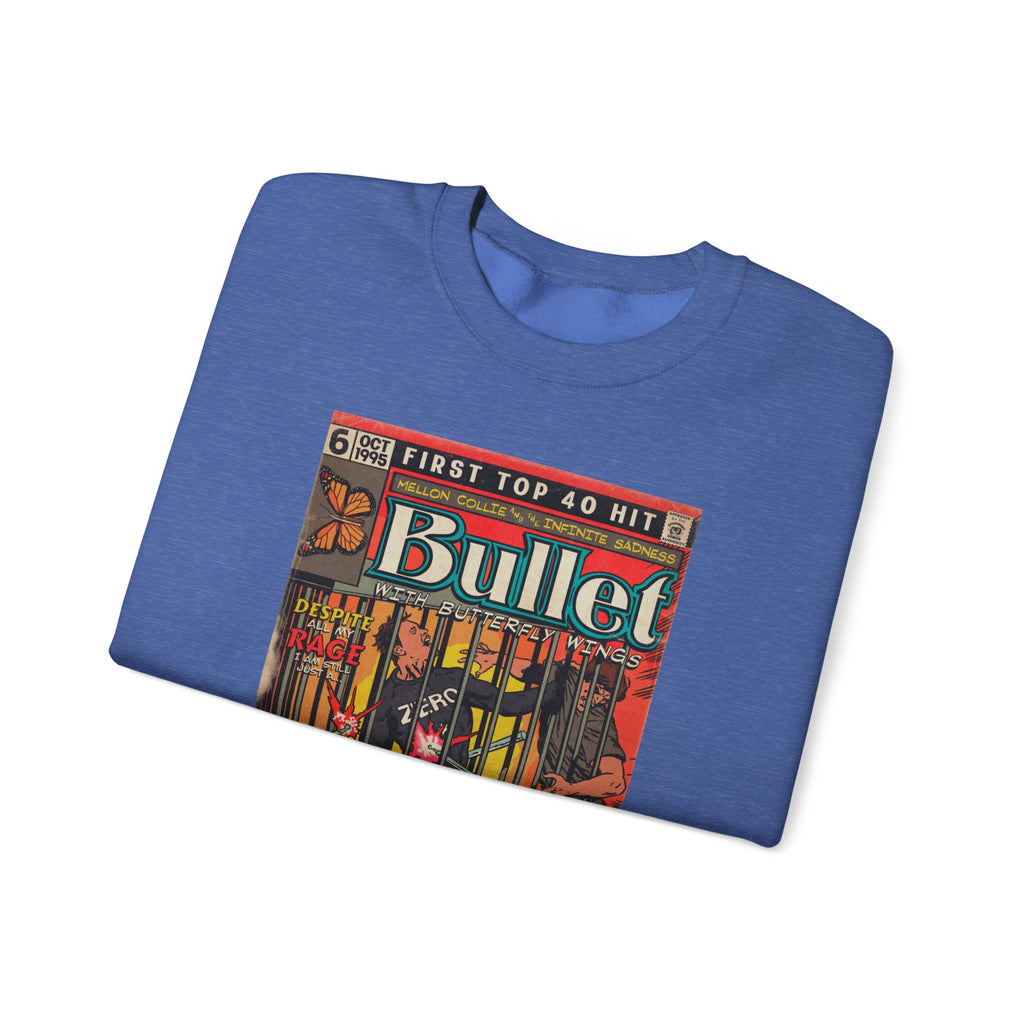 Bullet With Butterfly Wings - Unisex Heavy Blend™ Crewneck Sweatshirt