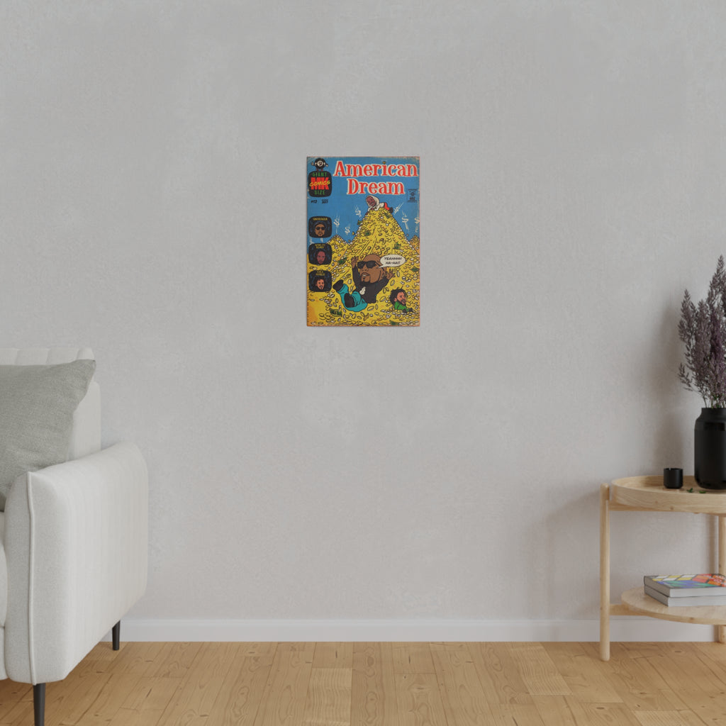 American Dream - Matte Canvas, Stretched, 0.75"