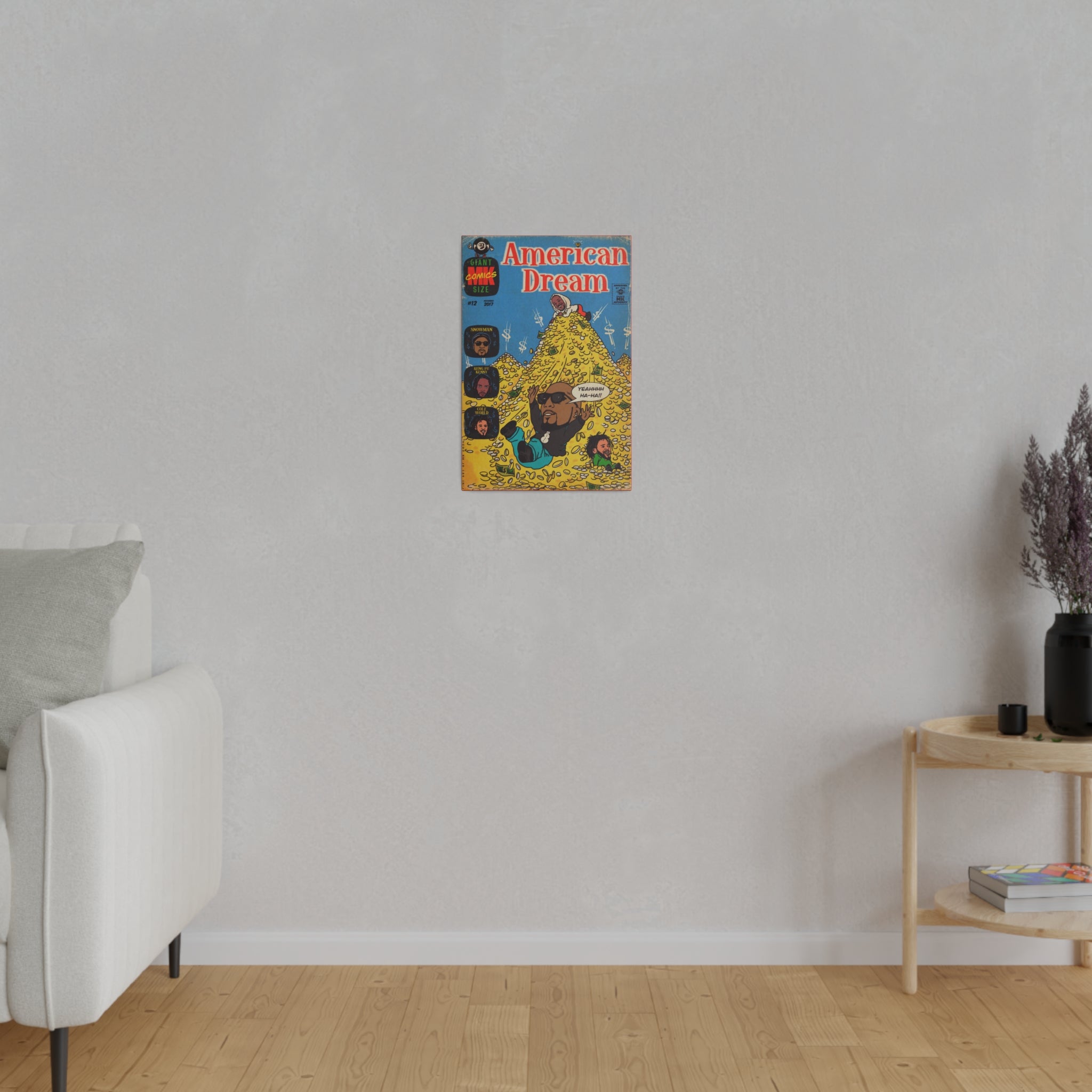 American Dream - Matte Canvas, Stretched, 0.75"
