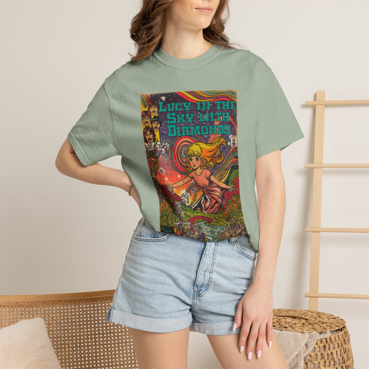 Lucy in the Sky with Diamonds - Unisex Comfort Colors T-shirt