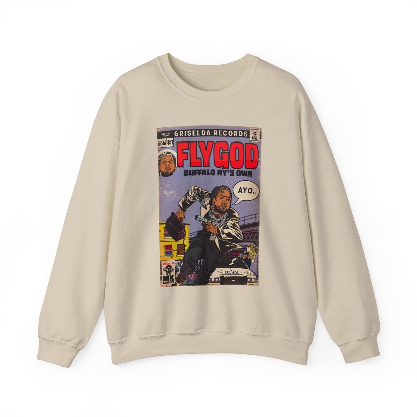 Flygod - Unisex Heavy Blend™ Crewneck Sweatshirt