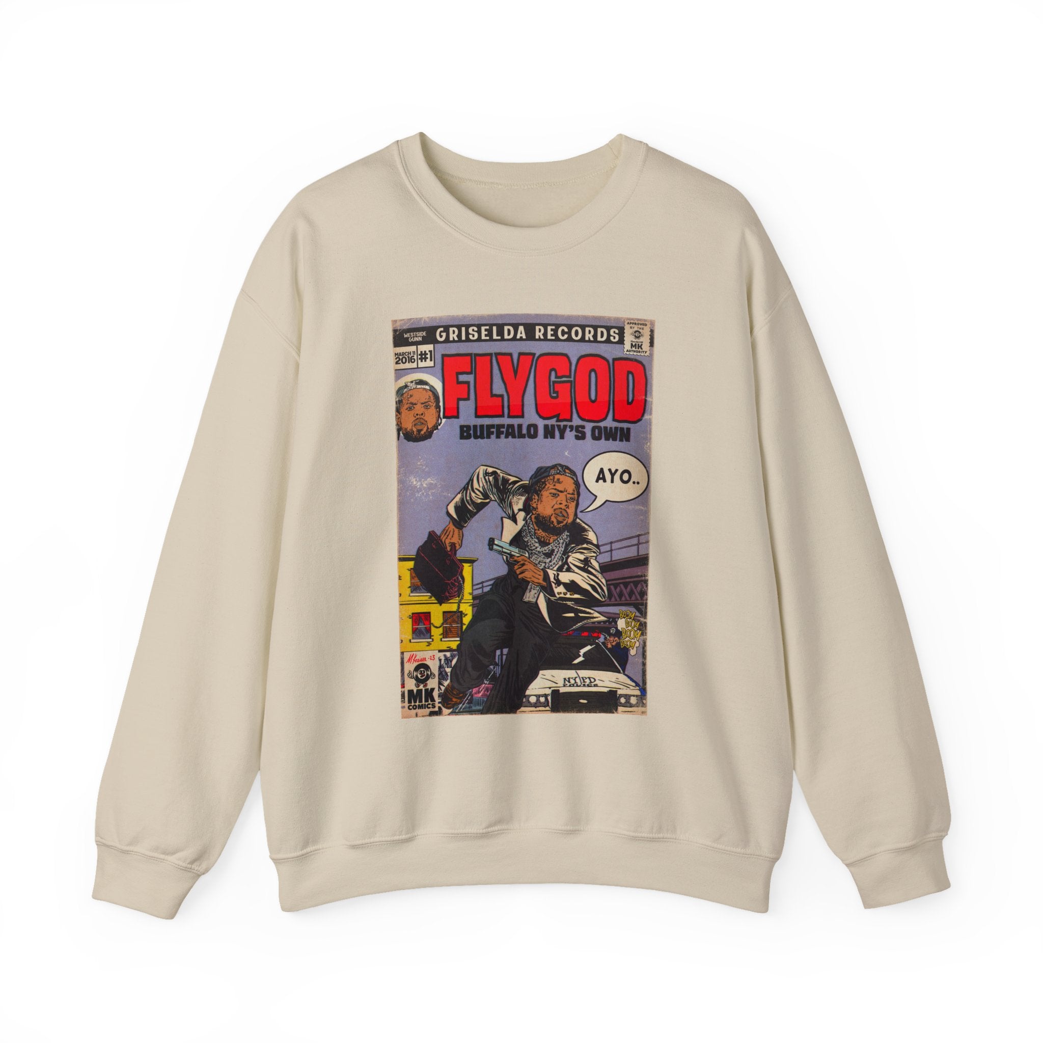 Flygod - Unisex Heavy Blend™ Crewneck Sweatshirt