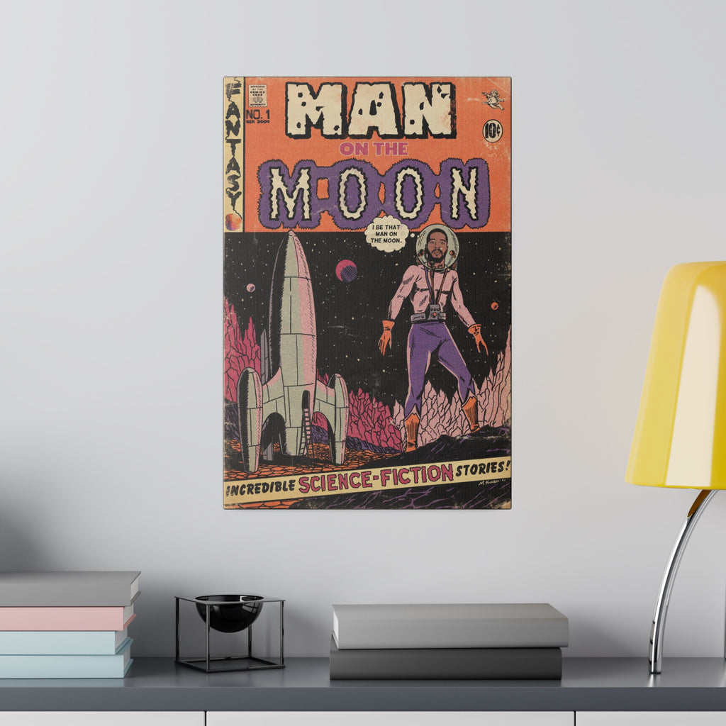 Man On The Moon - Matte Canvas, Stretched, 0.75"