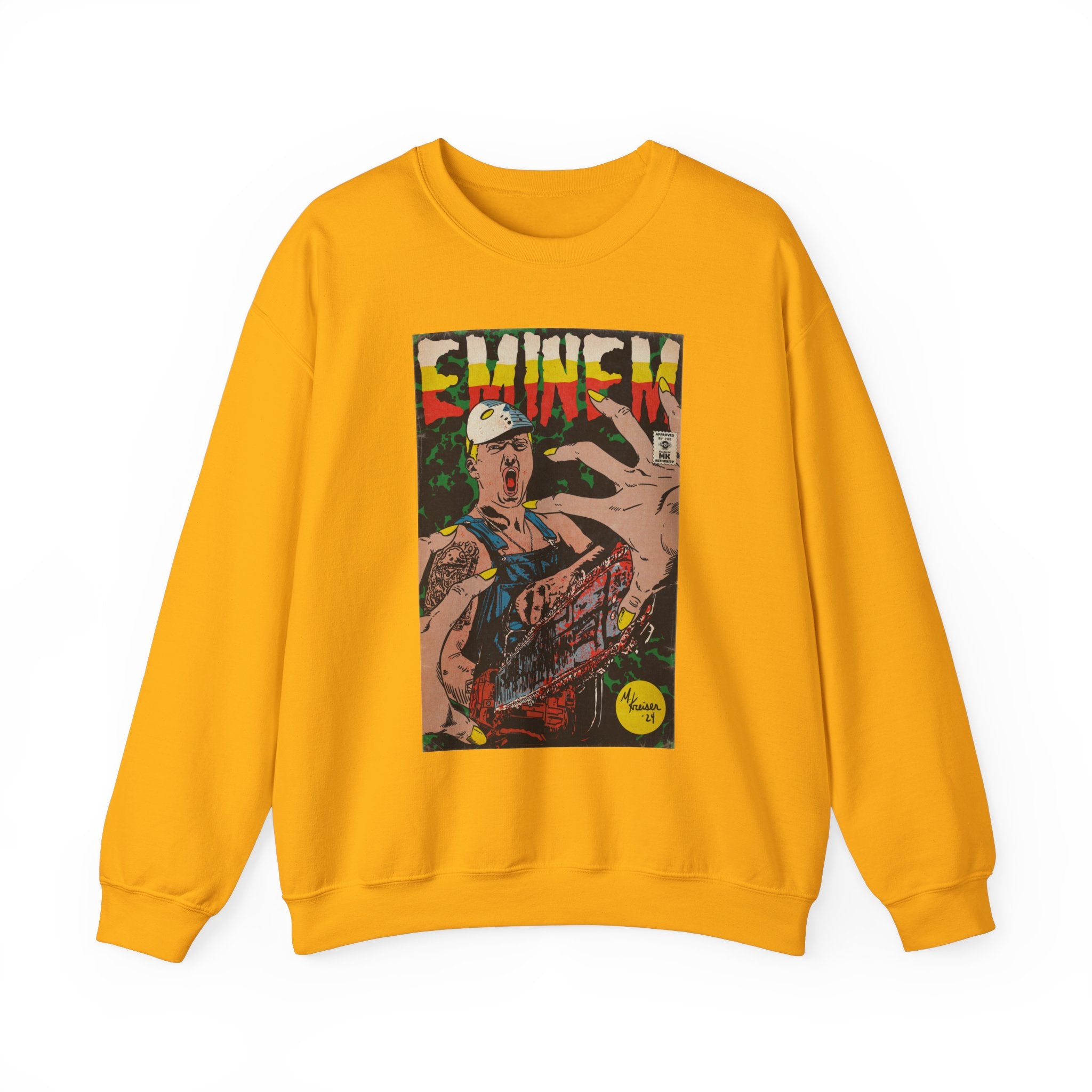 Em - Comic Book Art - Unisex Heavy Blend™ Crewneck Sweatshirt