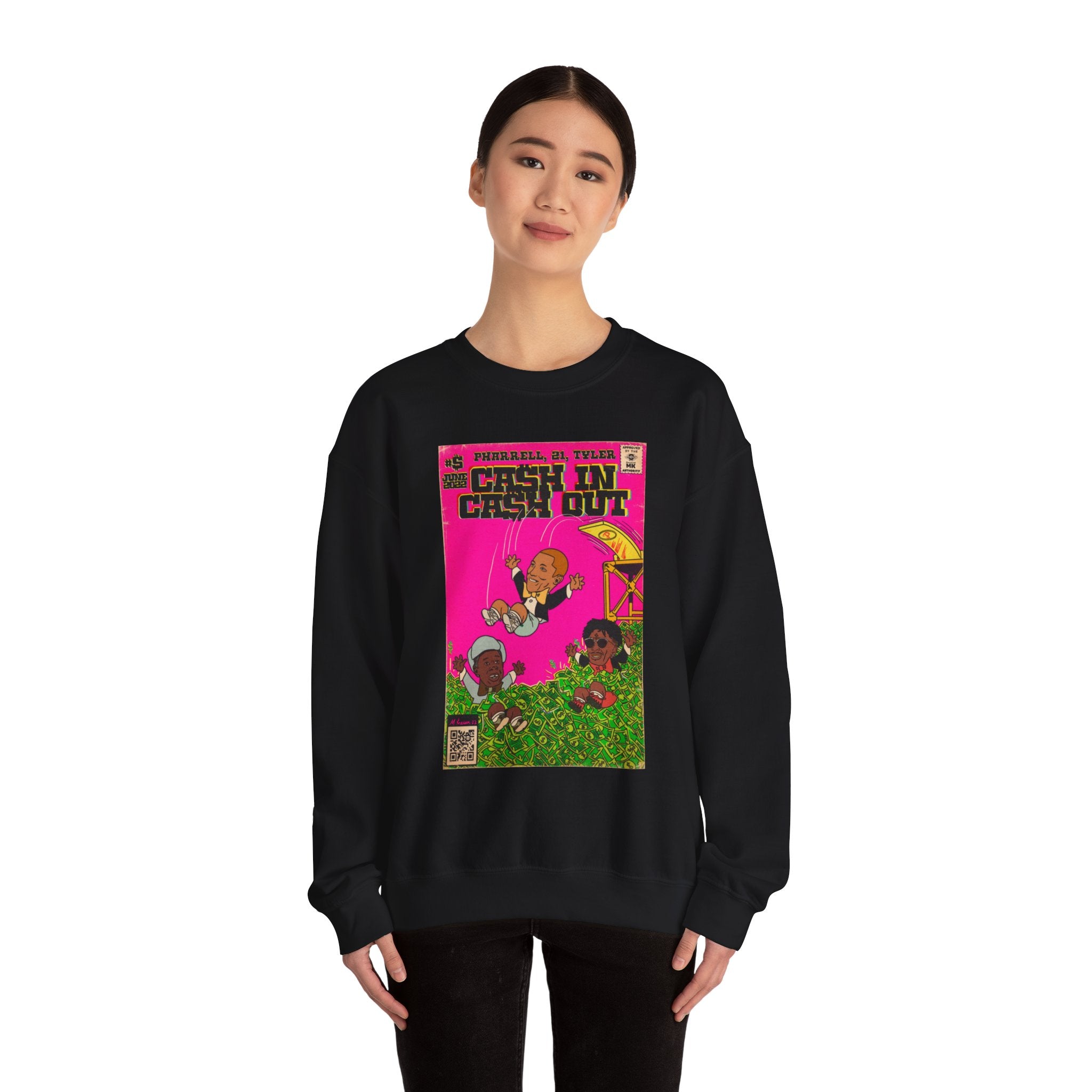 Cash In Cash Out - Unisex Heavy Blend™ Crewneck Sweatshirt