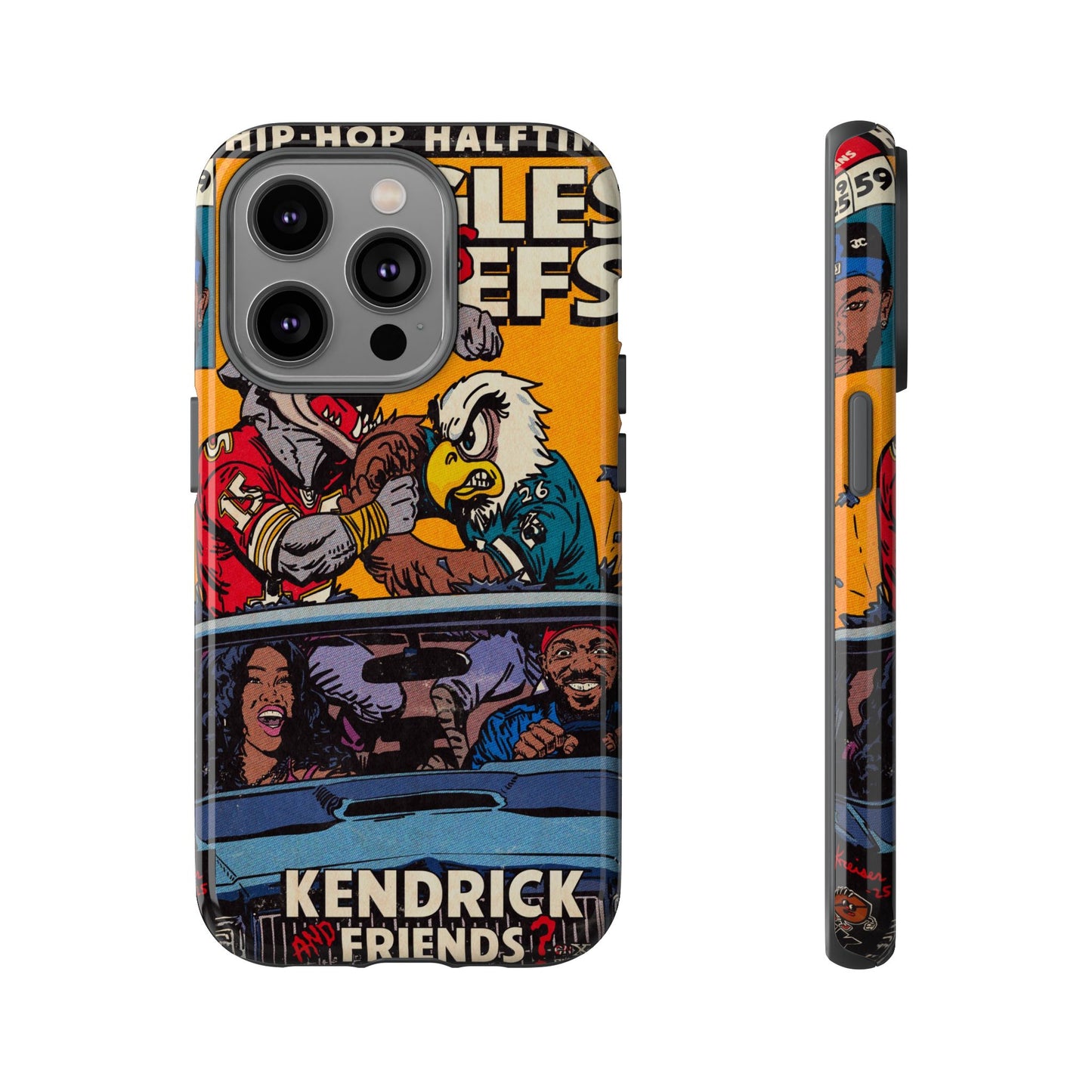Kendrick & SZA - 2025 Halftime - Eagles vs Chiefs - Tough Phone Cases