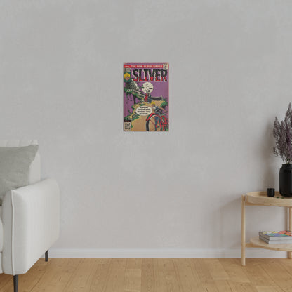 Nirvana - Sliver - Matte Canvas, Stretched