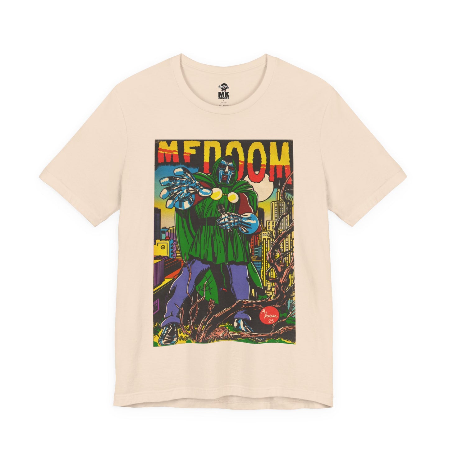 DOOM - Comic Book Art - Unisex Jersey T-Shirt