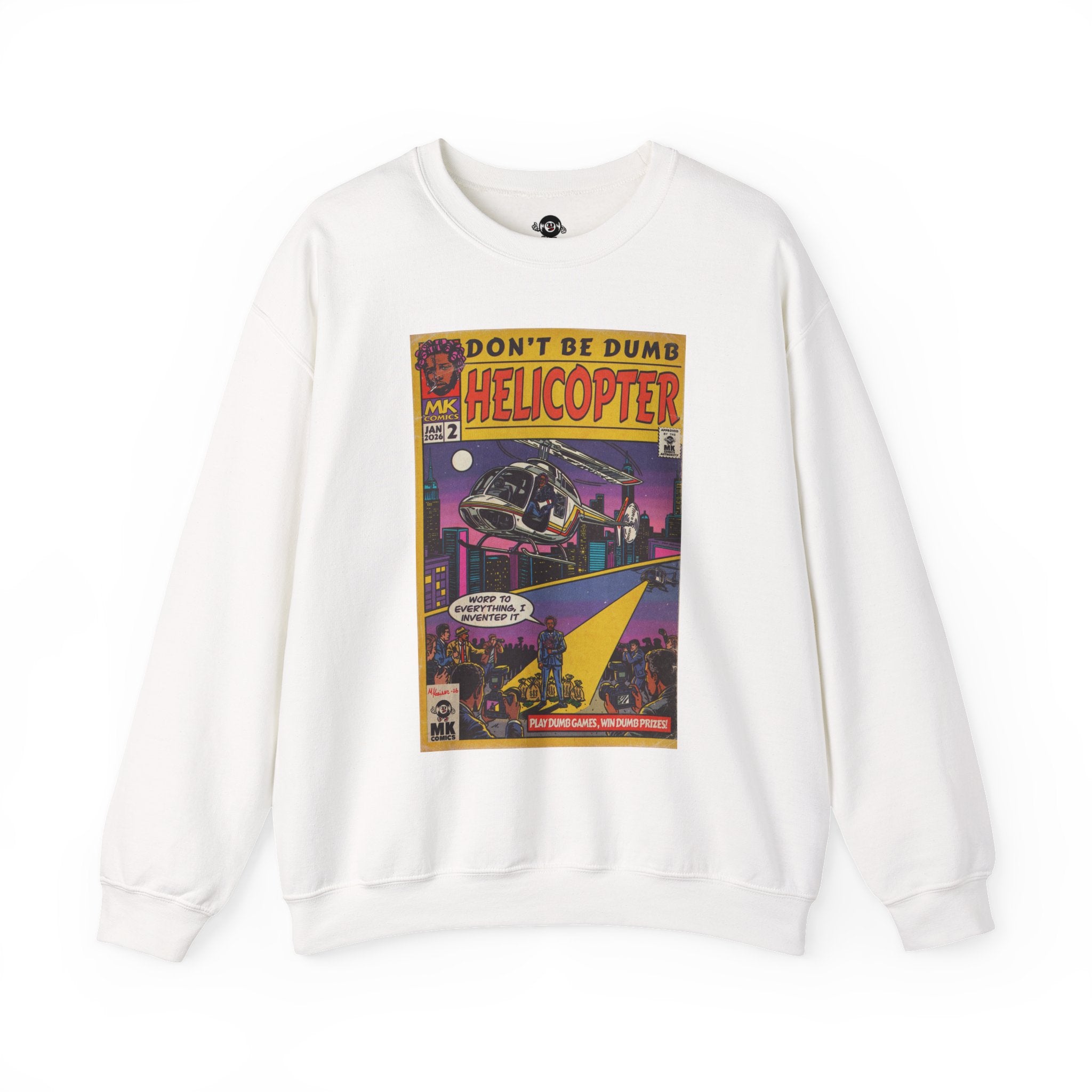 Helicopter - Unisex Heavy Blend™ Crewneck Sweatshirt
