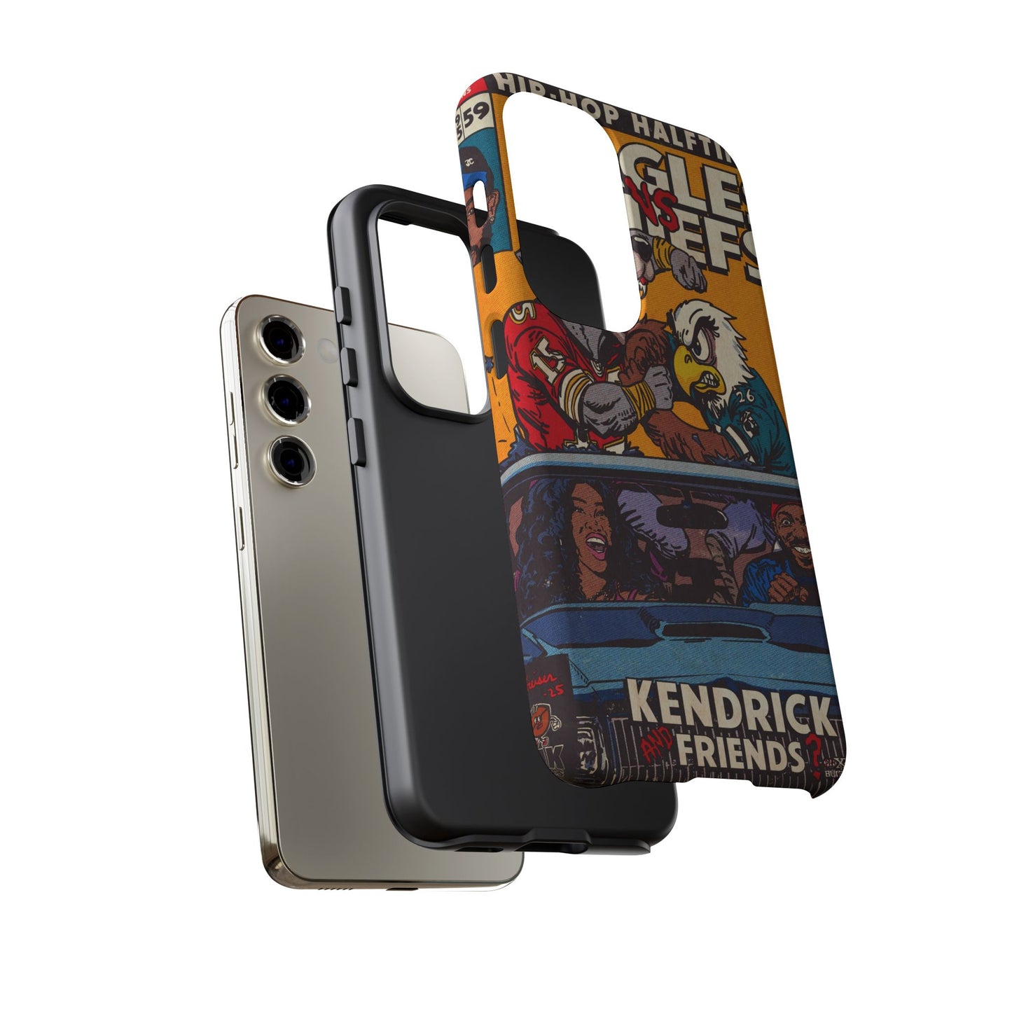 Kendrick & SZA - 2025 Halftime - Eagles vs Chiefs - Tough Phone Cases