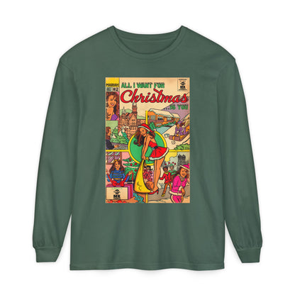 All I Want for Christmas.. - Unisex Comfort Colors Long Sleeve T-Shirt