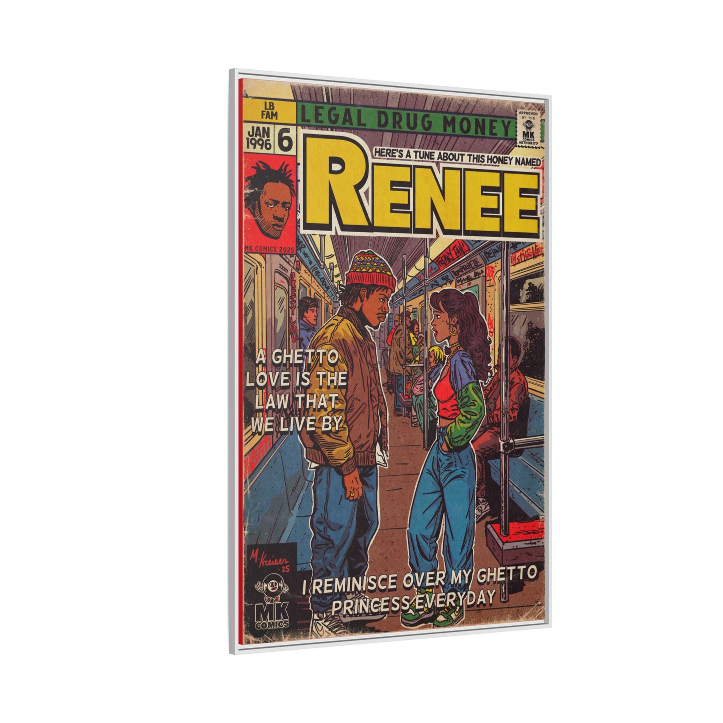 Lost Boyz - Renee - Matte Canvas, Framed (Multi-color)