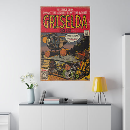 Griselda - Comic Book Art - Matte Canvas, Stretched, 0.75"